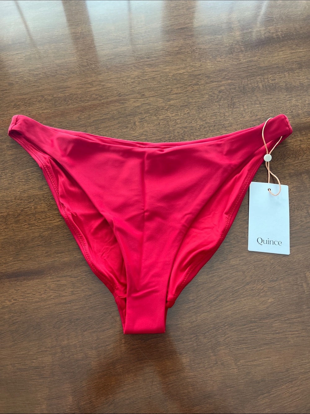 Quince Bright Red Bikini Bottom